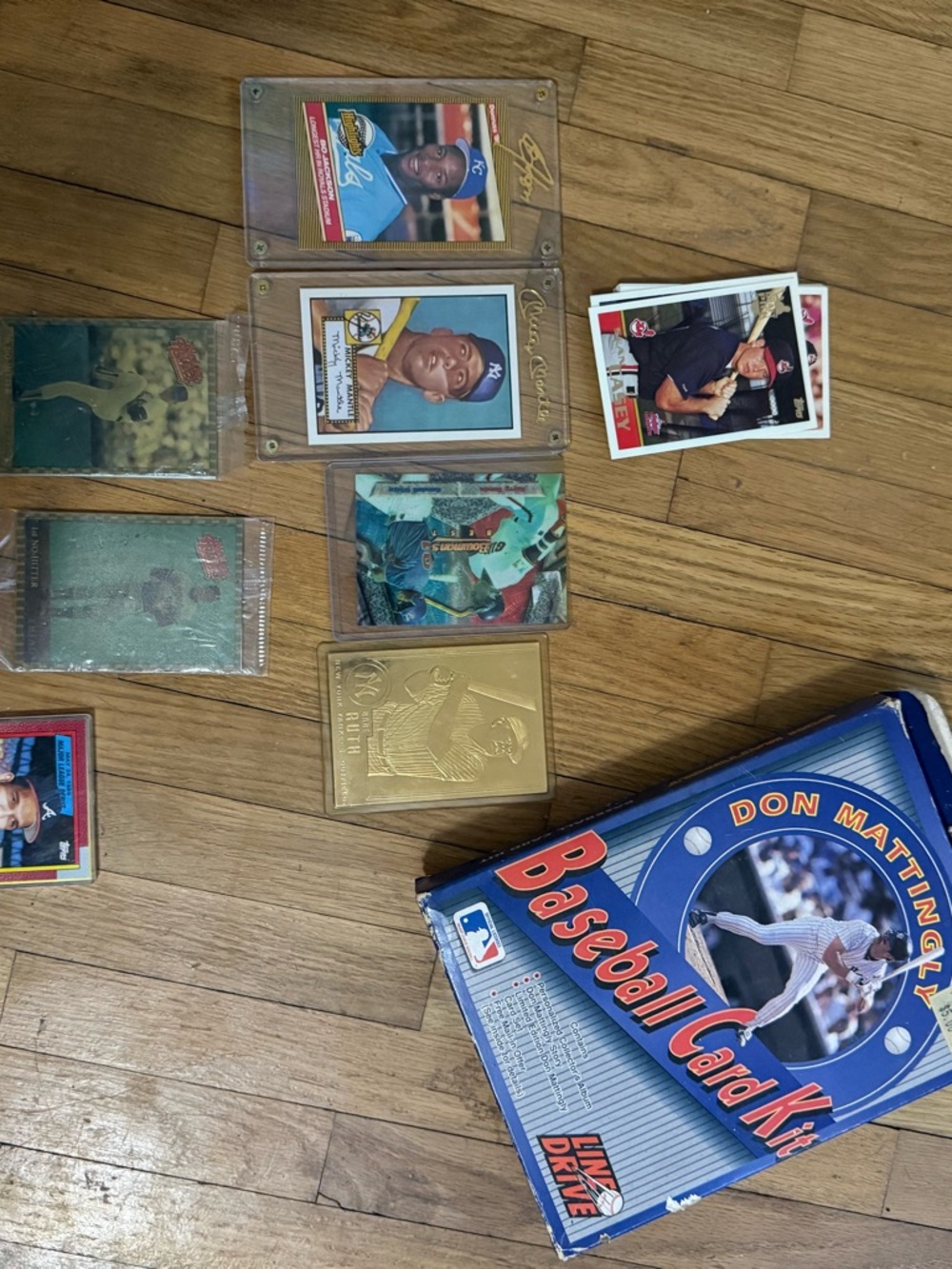 Baseball Card Kit - Blue